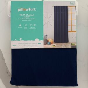 2 Pillowfort Navy Blackout Curtains